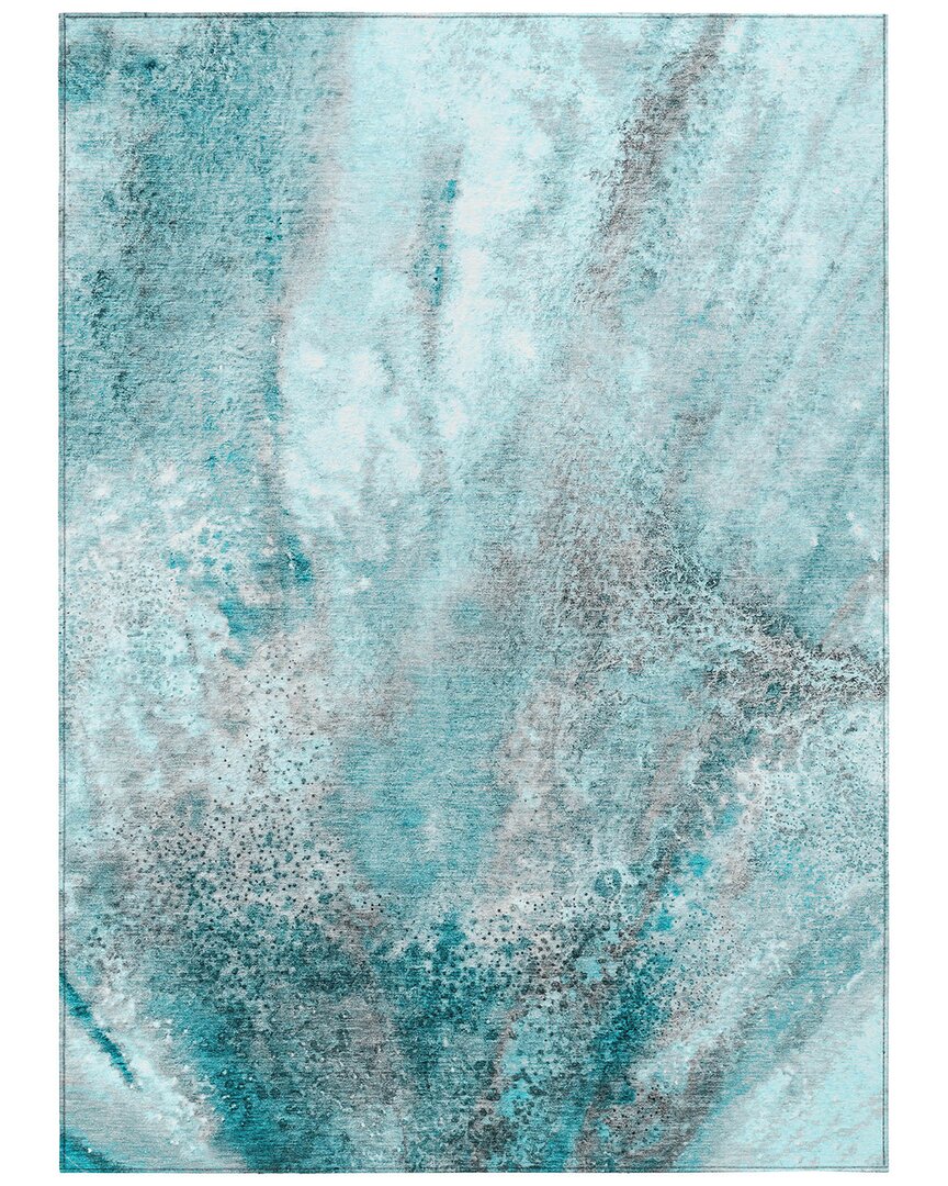 Addison Rugs Chantille Polyester Indoor/outdoor Washable Rug In Blue
