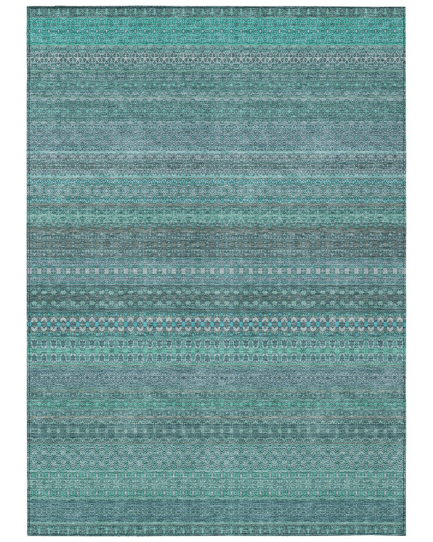 Addison Rugs Chantille Polyester Indoor/outdoor Washable Rug In Blue