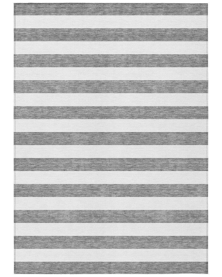 Addison Rugs Chantille Polyester Indoor/outdoor Washable Rug In Grey