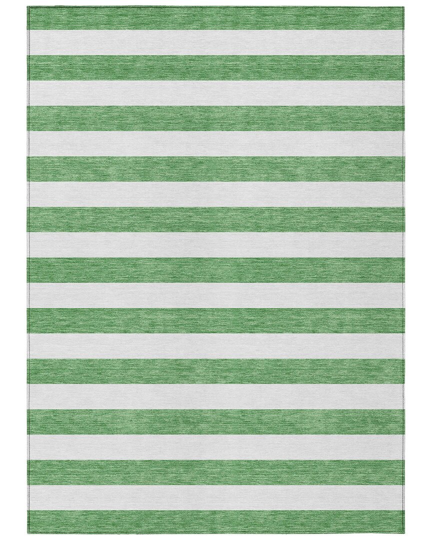 Addison Rugs Chantille Polyester Indoor/outdoor Washable Rug In Green