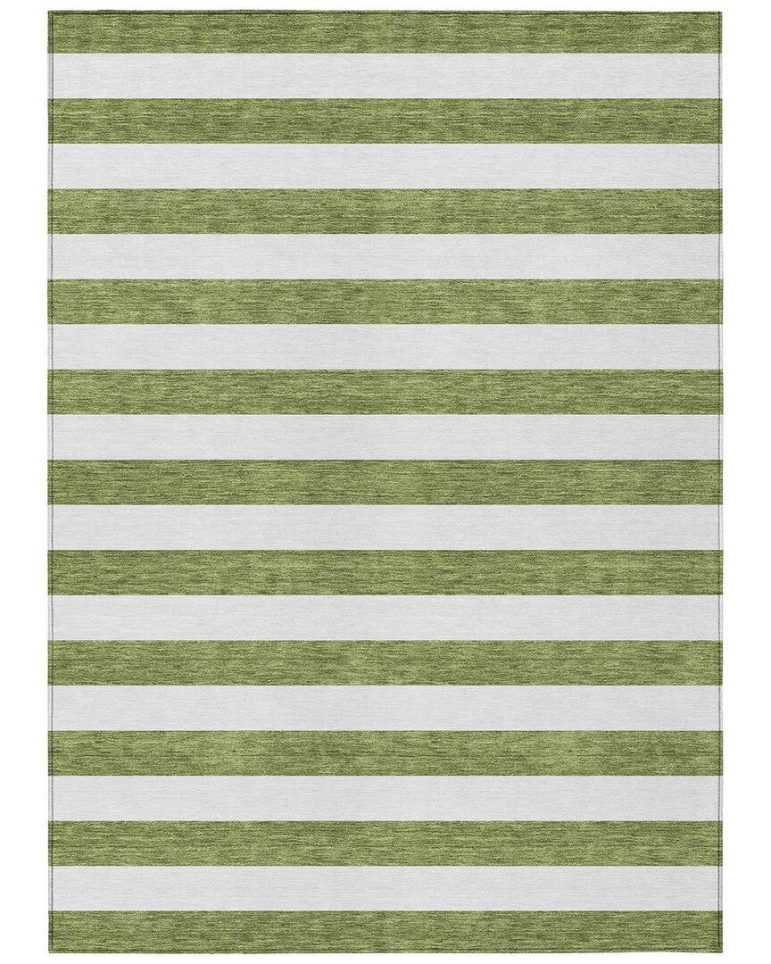 Addison Rugs Chantille Polyester Indoor/outdoor Washable Rug In Green
