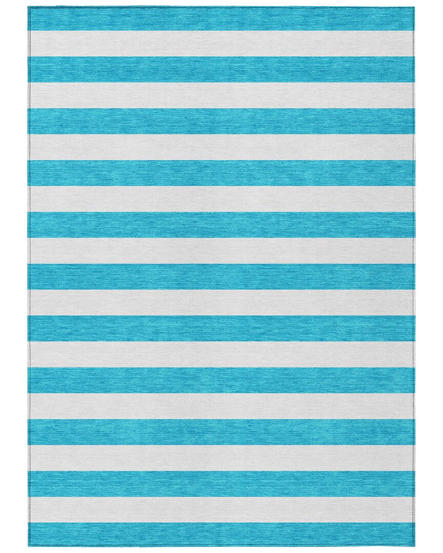 Addison Rugs Chantille Polyester Indoor/outdoor Washable Rug In Blue