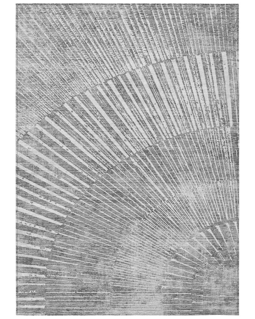 Addison Rugs Chantille Polyester Indoor/outdoor Washable Rug In Grey