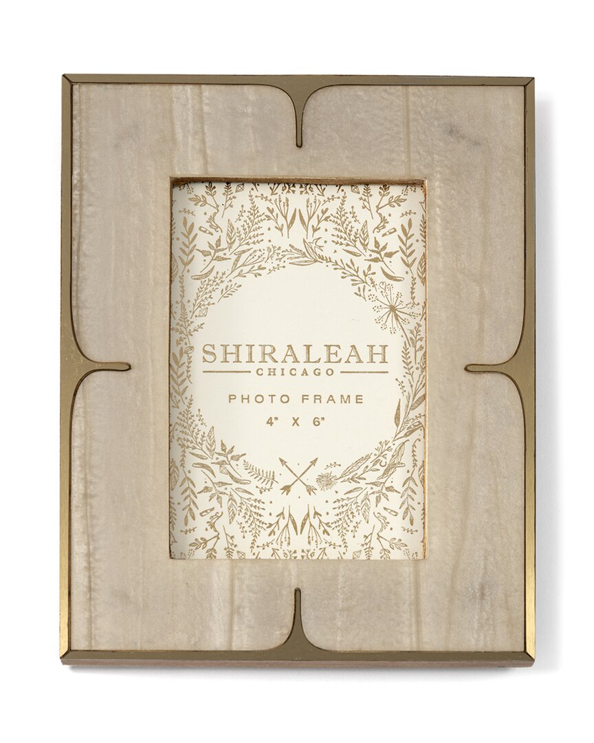 Shop Shiraleah Ariston 4x6 Picture Frame In Ivory