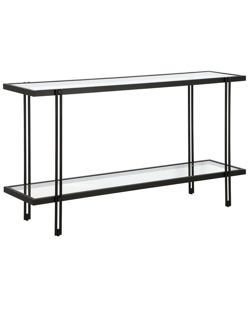 Abraham + Ivy Inez 55in Blackened Bronze Console Table In Black