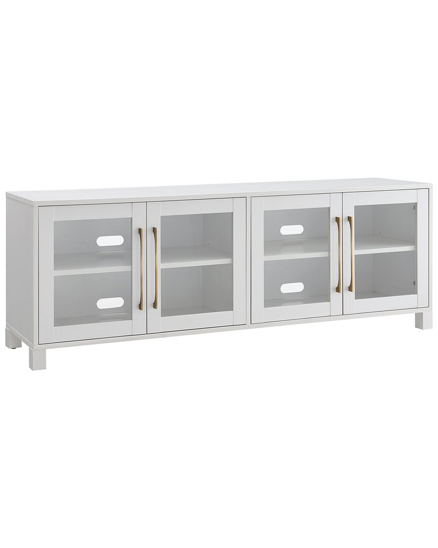 Abraham + Ivy Quincy 68in White Tv Stand