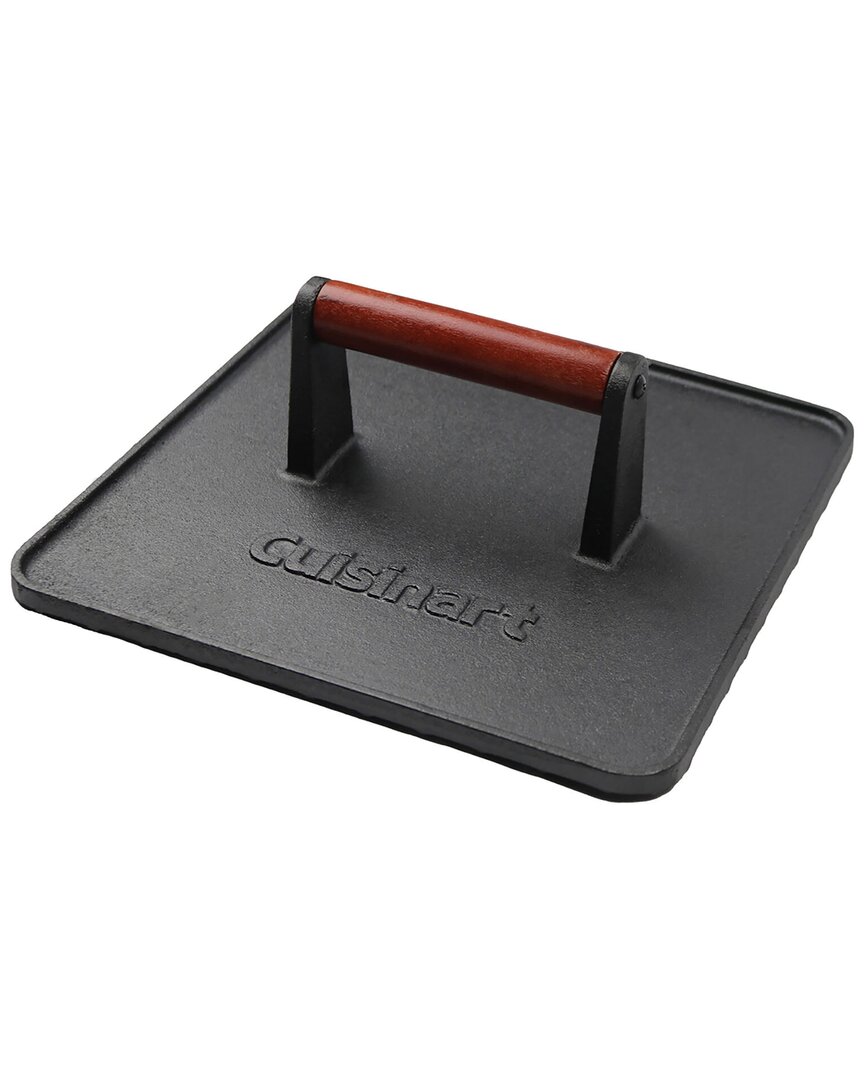 Cuisinart Xl Cast Iron Griddle Press Cgpr-223 In Black
