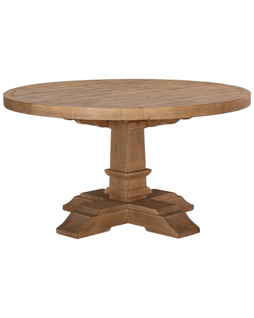 Classic Home Allegra 55in Reclaimed Pine Round Dining Table