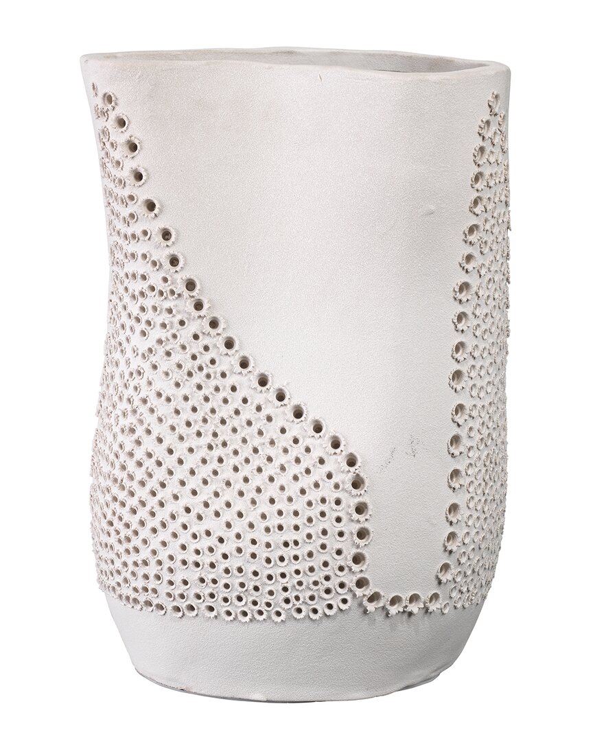 Shop Jamie Young Moonrise Vase In White