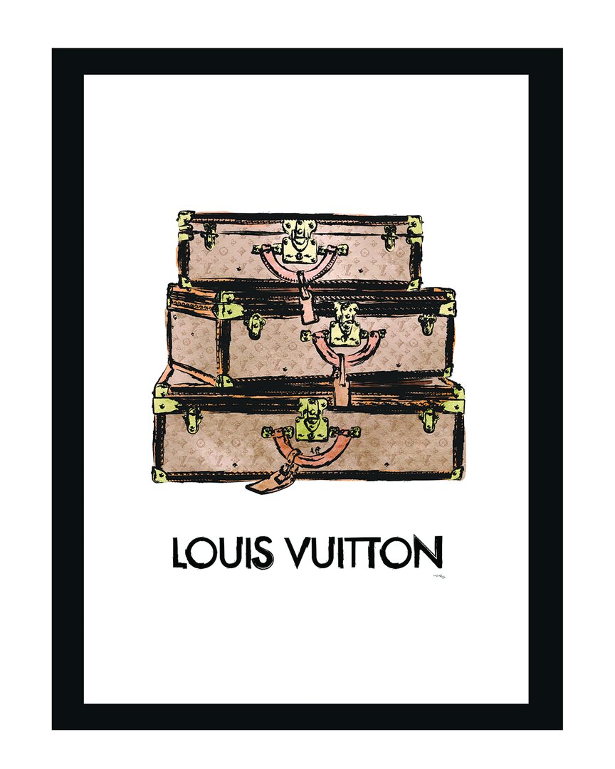 Fairchild Paris Venice Beach Collections Louis Vuitton Trunks Framed Print Wall Art