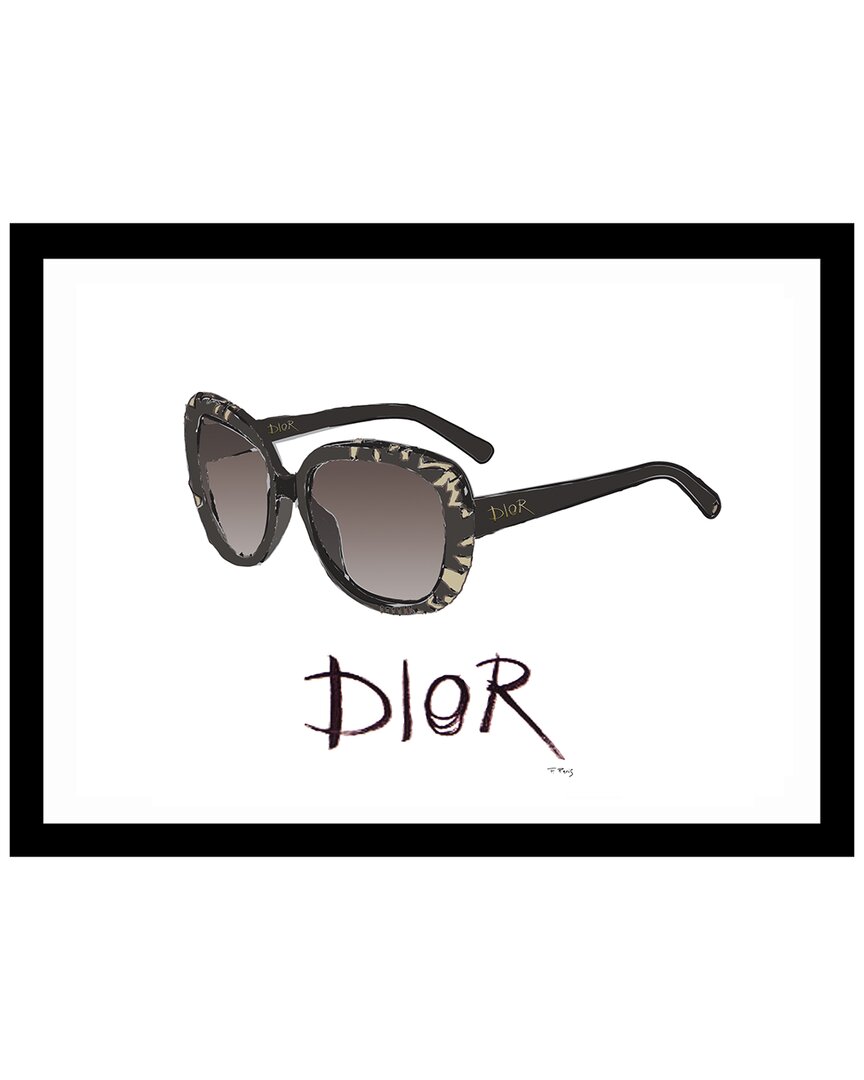 Fairchild Paris Venice Beach Collections Dior Sunglasses Framed Print Wall Art