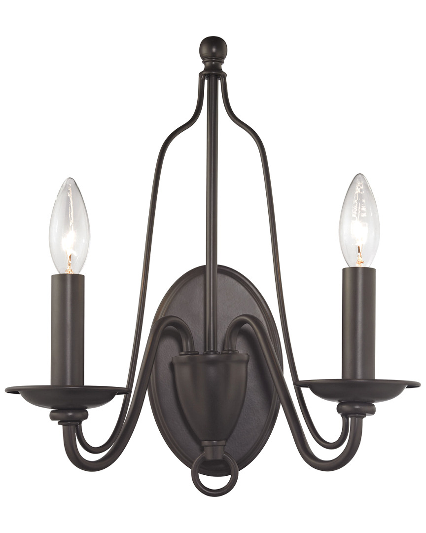 Artistic Home & Lighting Monroe 2-light Wall Sconce In Brown