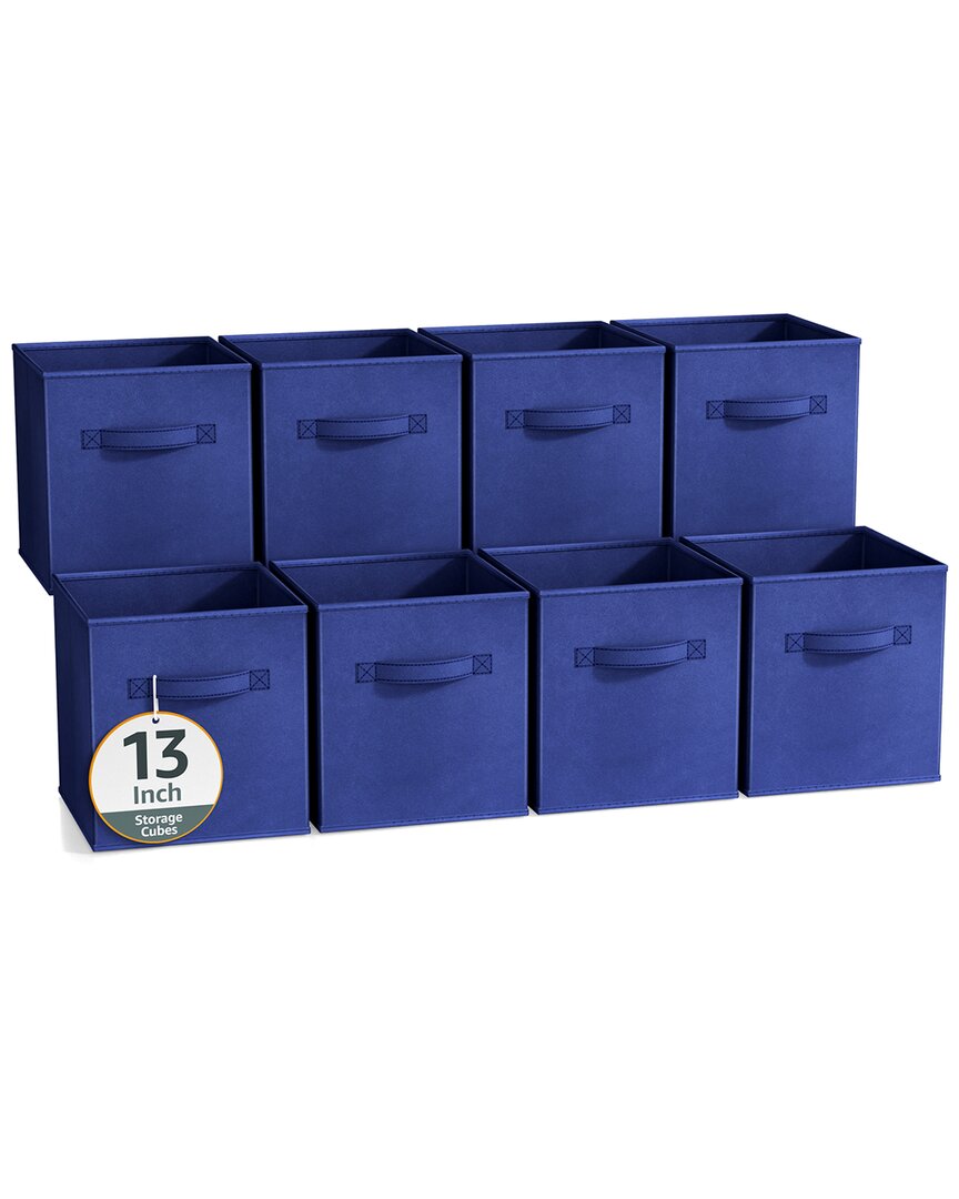 Sorbus 13in 8 Pack Collapsible Fabric Storage Bins In Multi