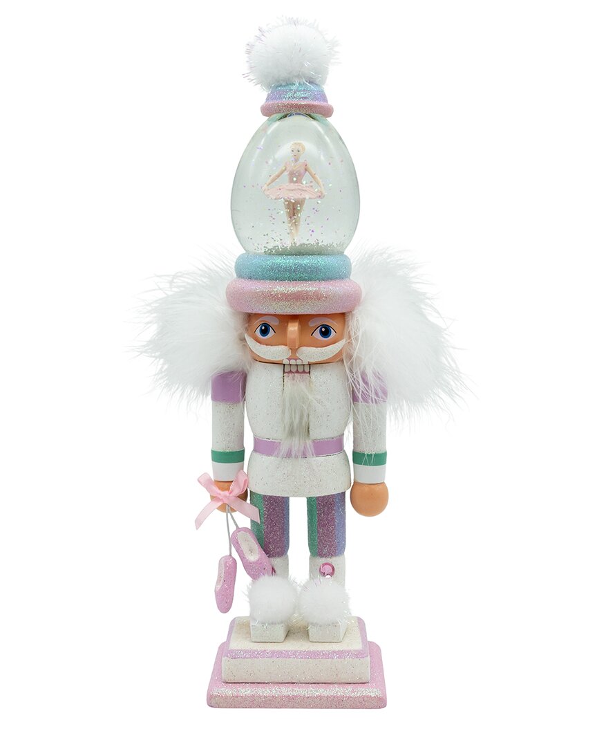 Kurt Adler 12.5in Hollywood Nutcrackers Ballet With Water Globe Hat Nutcracker In Multi