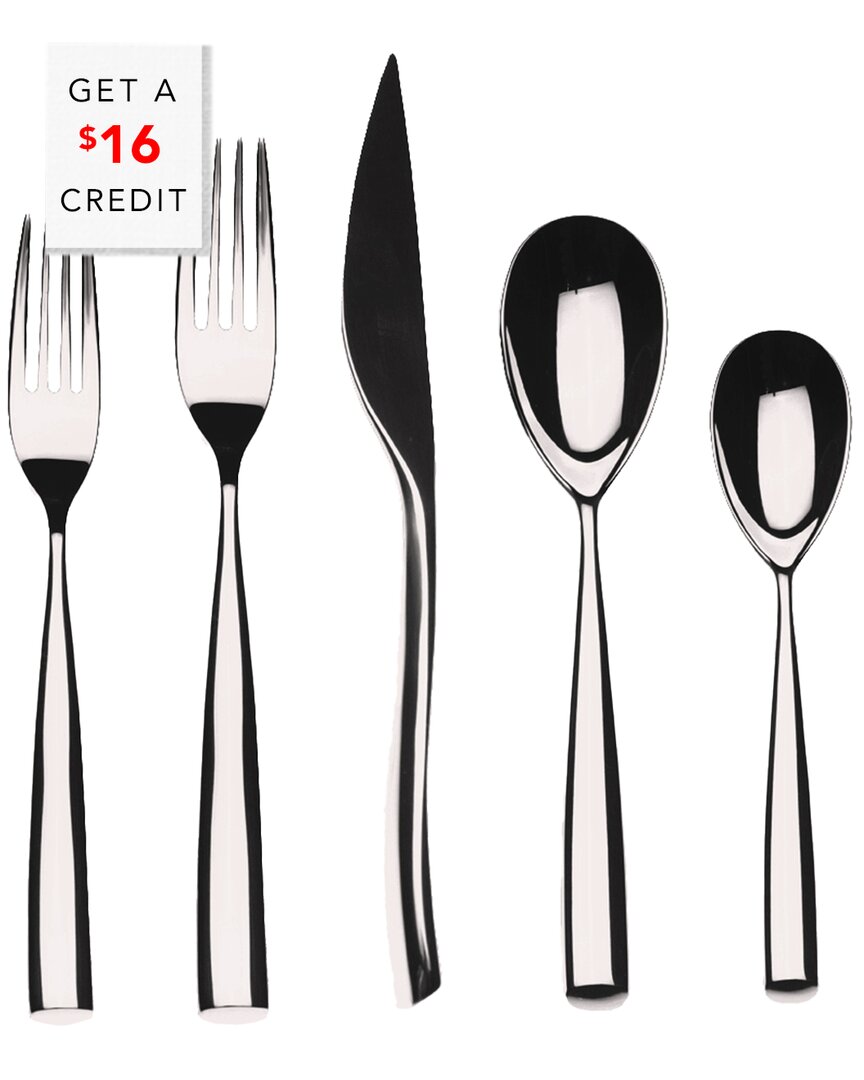 Mepra 5pc Flatware Set With $16 Credit