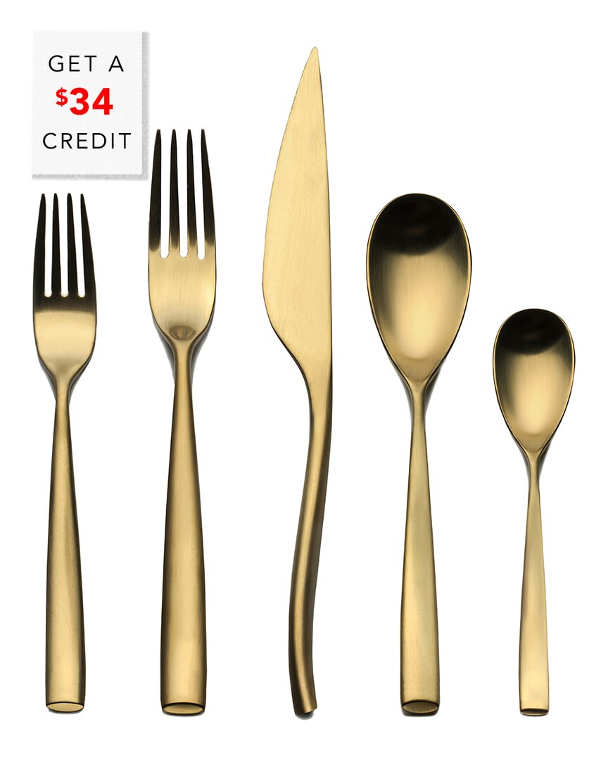 Mepra 5pc Flatware Set With $34 Credit