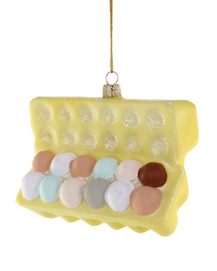 Cody Foster & Co. Farm Fresh Eggs Ornament In Multicolor