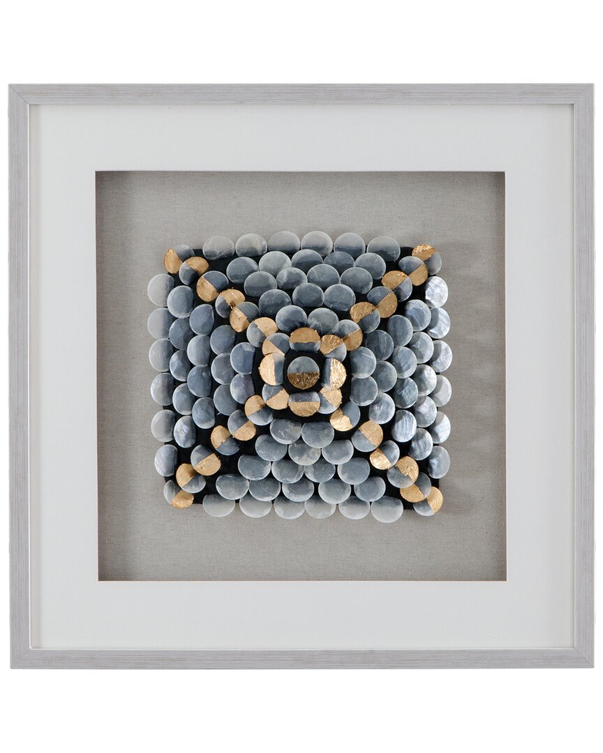 Bassett Mirror Roselle Wall Art In Gray
