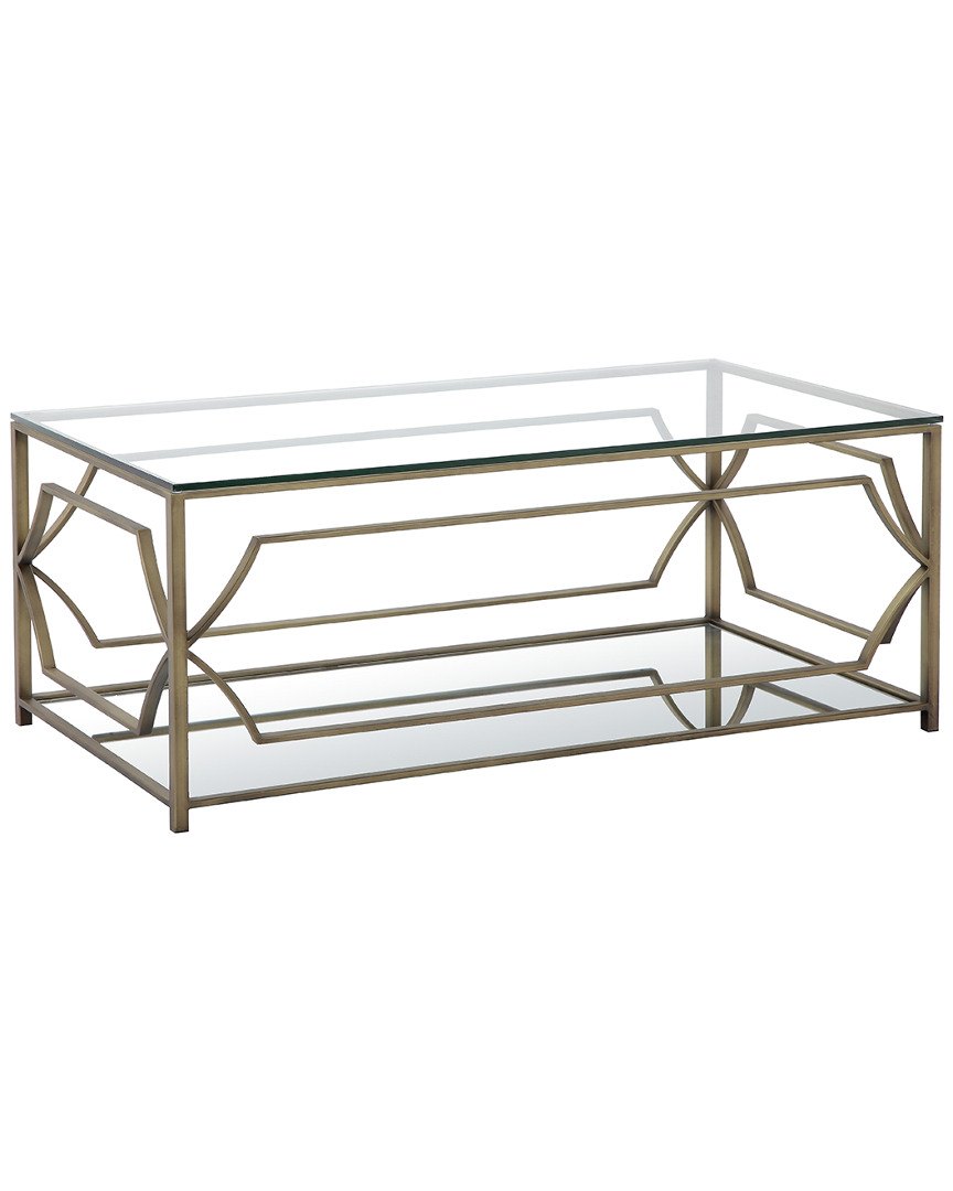 Rustique By Pangea Edward Rectangular Coffee Table