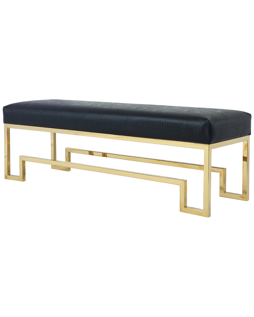 Shop Rustique By Pangea Pangea Home  Laurence Bench