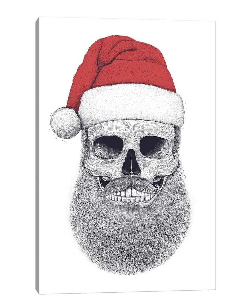 Icanvas Santa Skull Wall Art