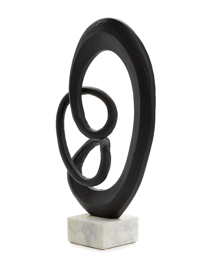 TOZAI TOZAI INFINITY SCULPTURE ON MARBLE BASE 