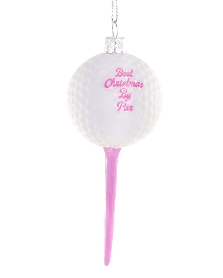 Cody Foster & Co. Best Christmas By Par Ornament In Pink