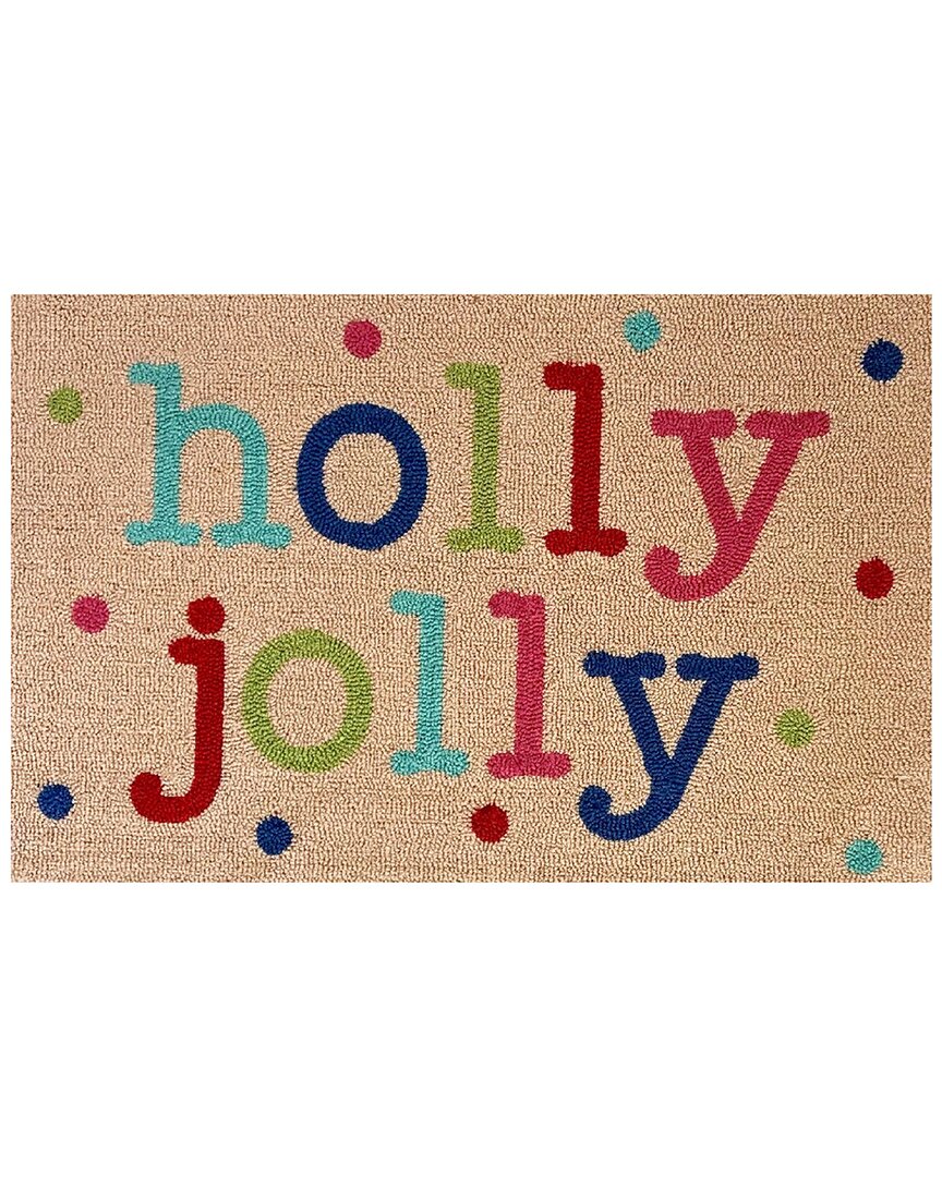 The Rug Market Holly Jolly Brights 24x36in Doormat In Multicolor