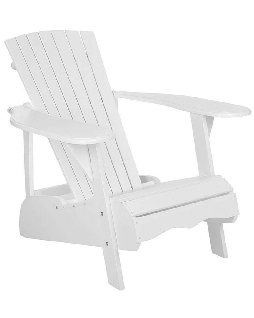 Shop Safavieh Mopani Outdoor Adirondack Chair In Grey