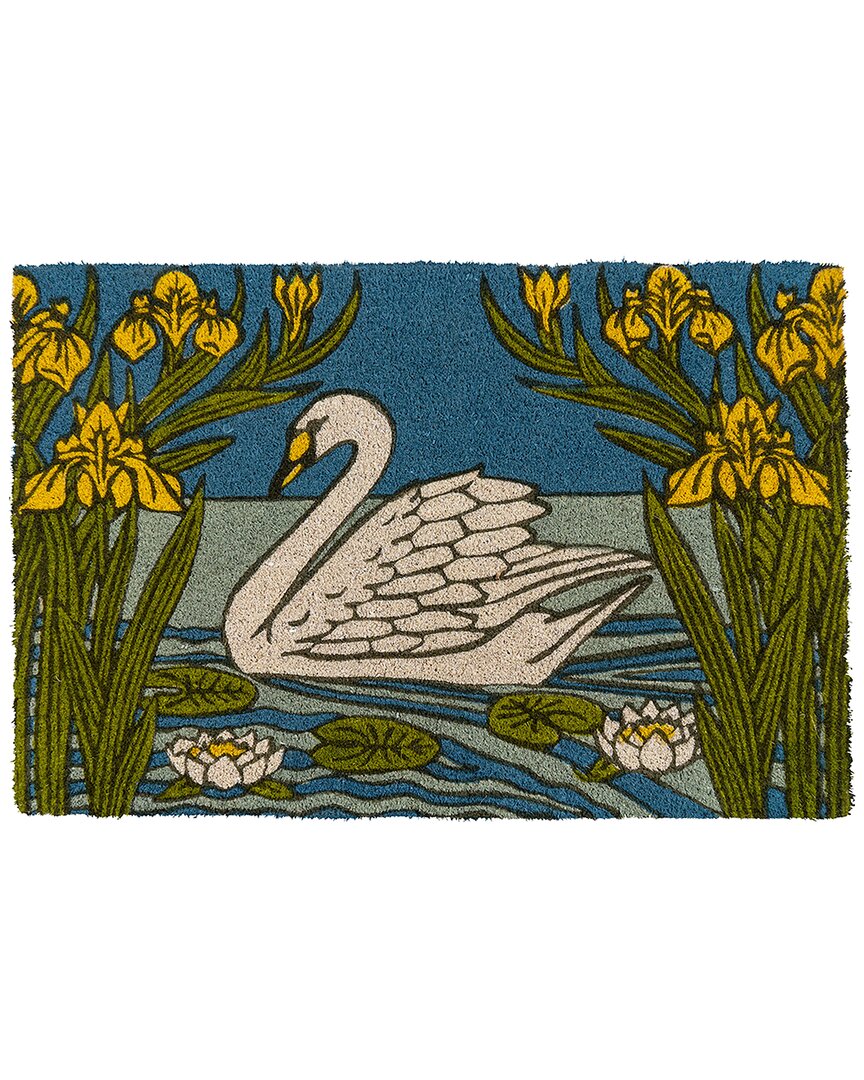 ENTRYWAYS ENTRYWAYS SWAN & IRIS LARGE COIR DOORMAT