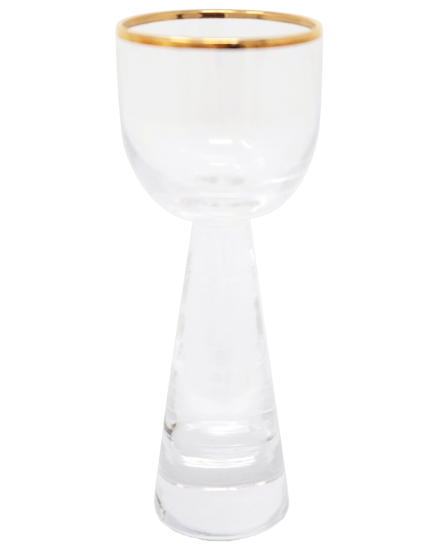 Vivience Set Of 6 Shot Glasses With Rim