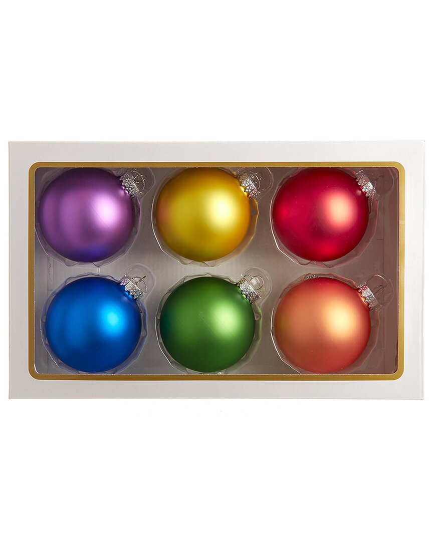 Kurt Adler Ornament Set In Multi