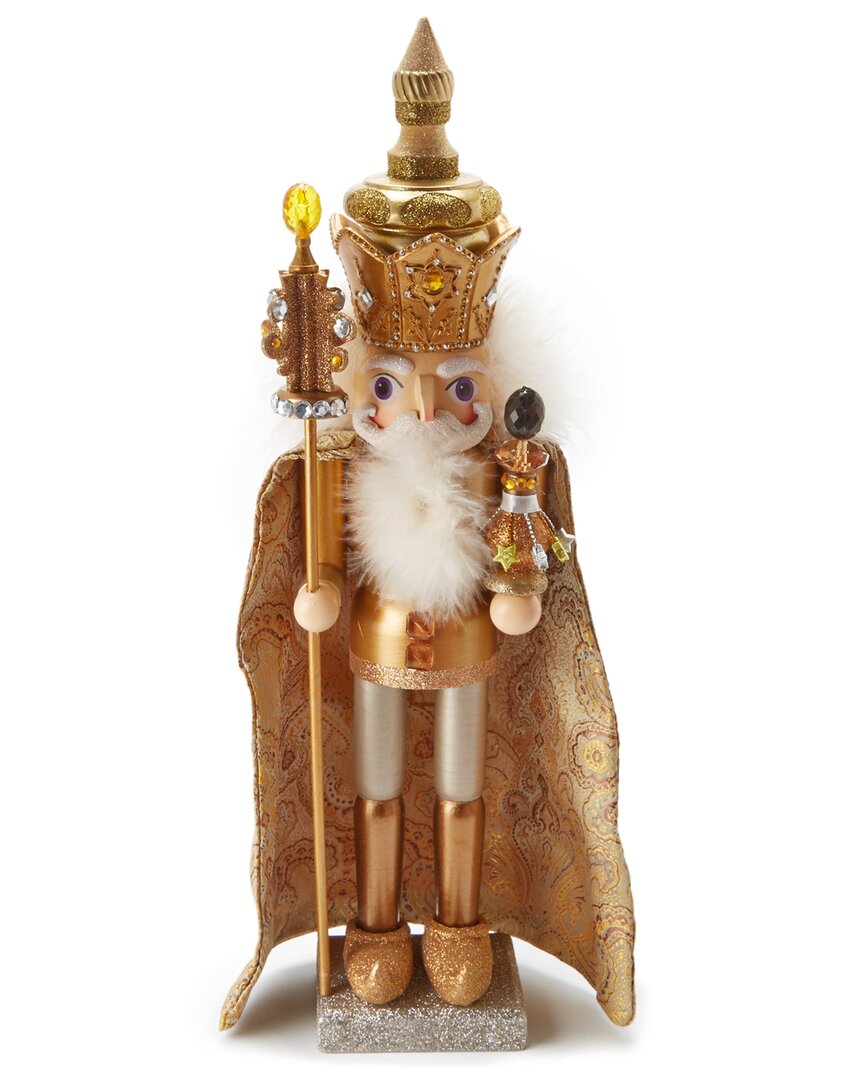 Kurt Adler 18in Hollywood Gold King Nutcracker