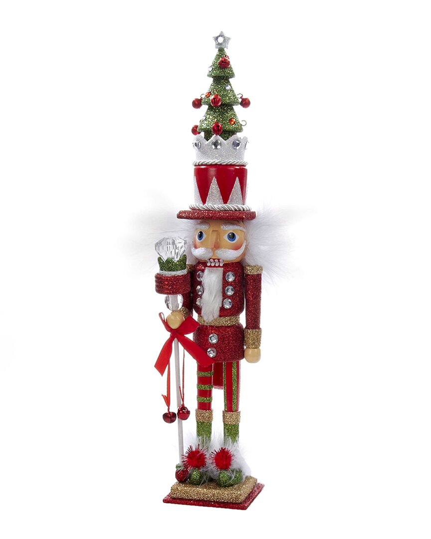 Kurt Adler 15in Tree Hat Nutcracker