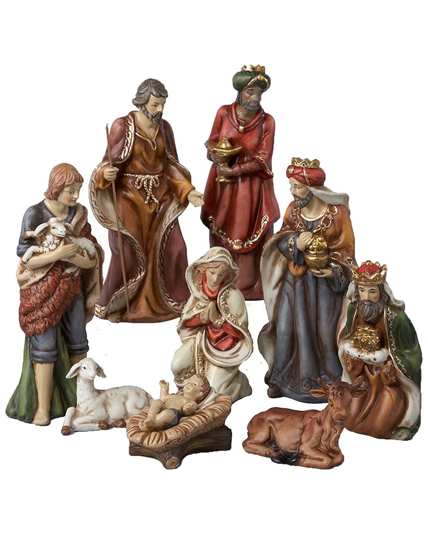 Kurt Adler Nativity Set In Multi