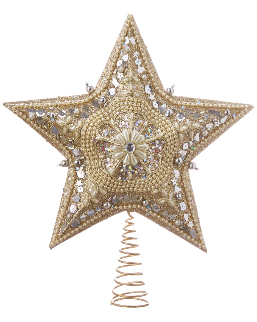 Kurt Adler 13.5in Star Glitter Treetopper