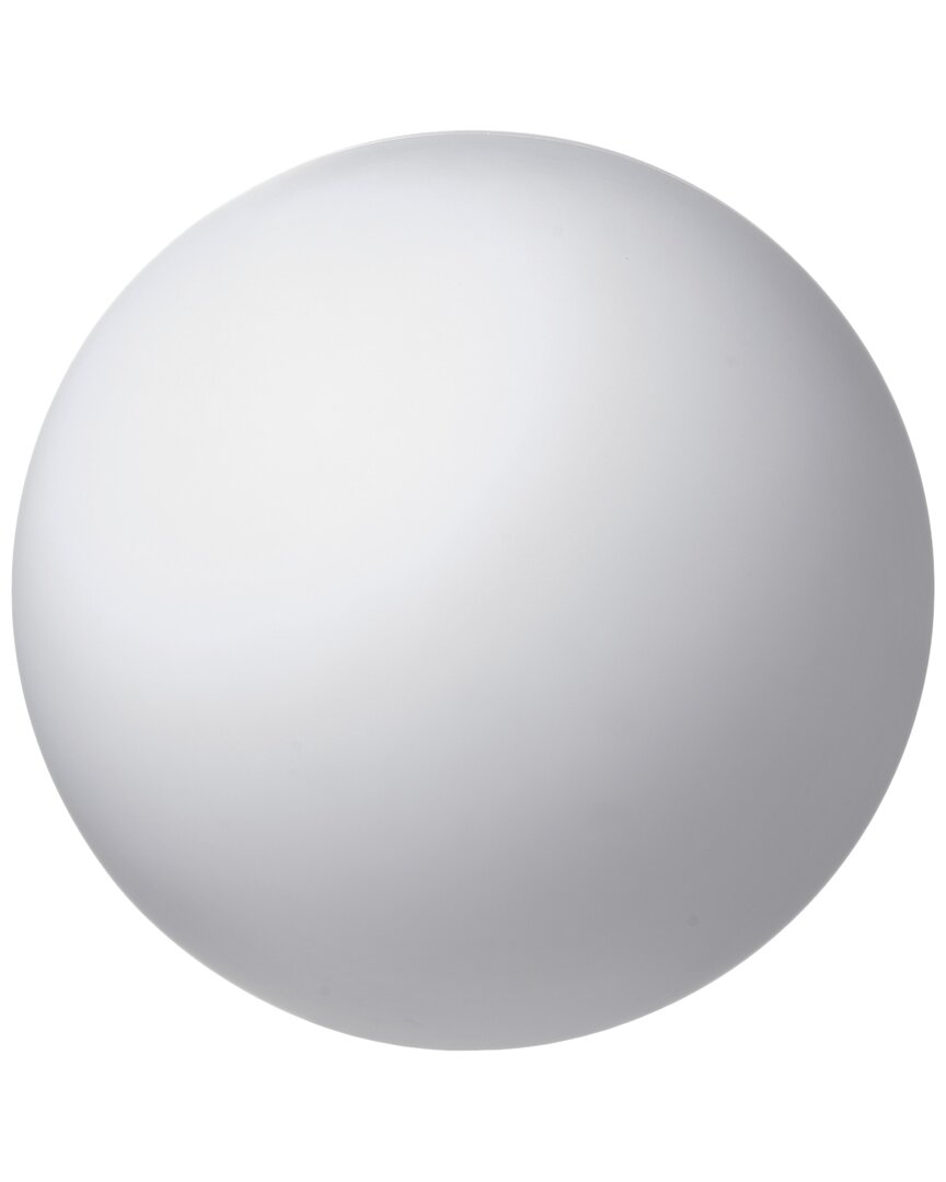 National Tree Company 16in Sealed Orb With Color Changing Led Lights In White