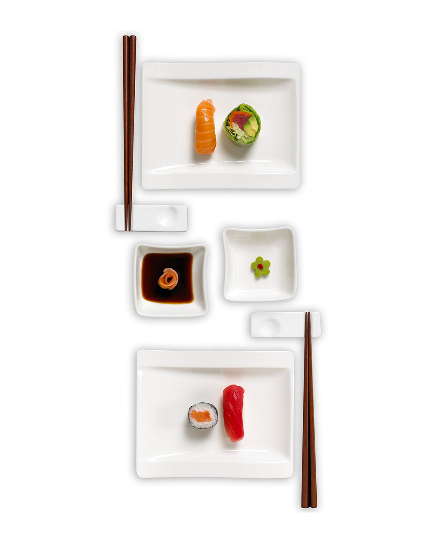 Villeroy & Boch New Wave Set Of Two 8pc Sushi Sets