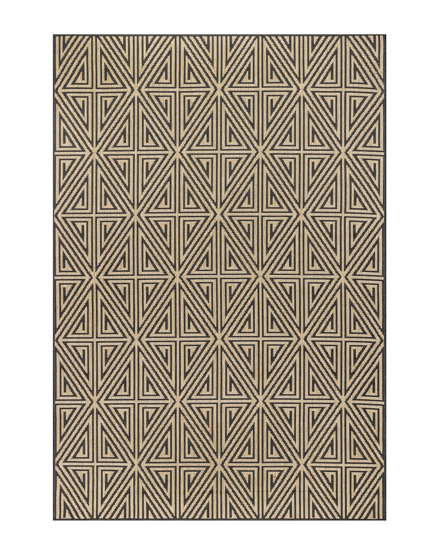 Nuloom Harvey Abstract Trellis Indoor/outdoor Rug In Charcoal