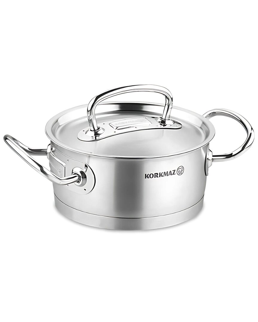 Korkmaz Proline Low Casserole 16x7.5 In Grey