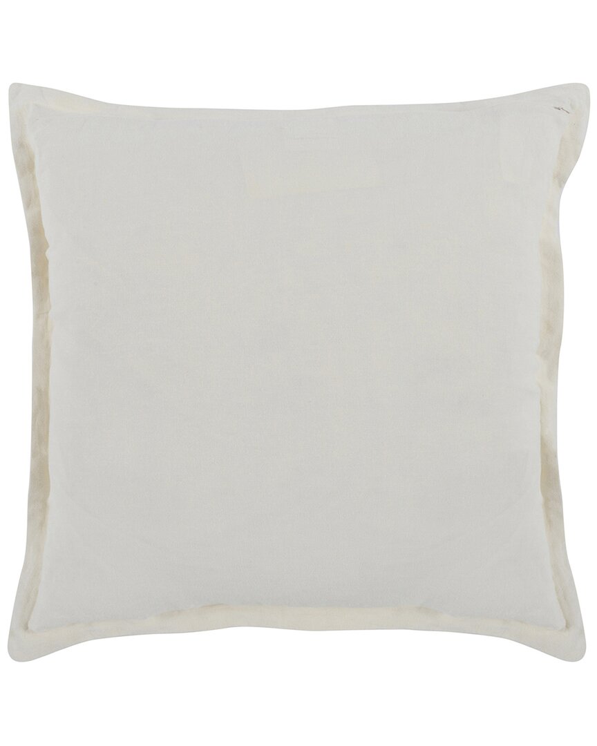 Kosas Home Amy 100% Linen 22in Square Throw Pillow In Ivory