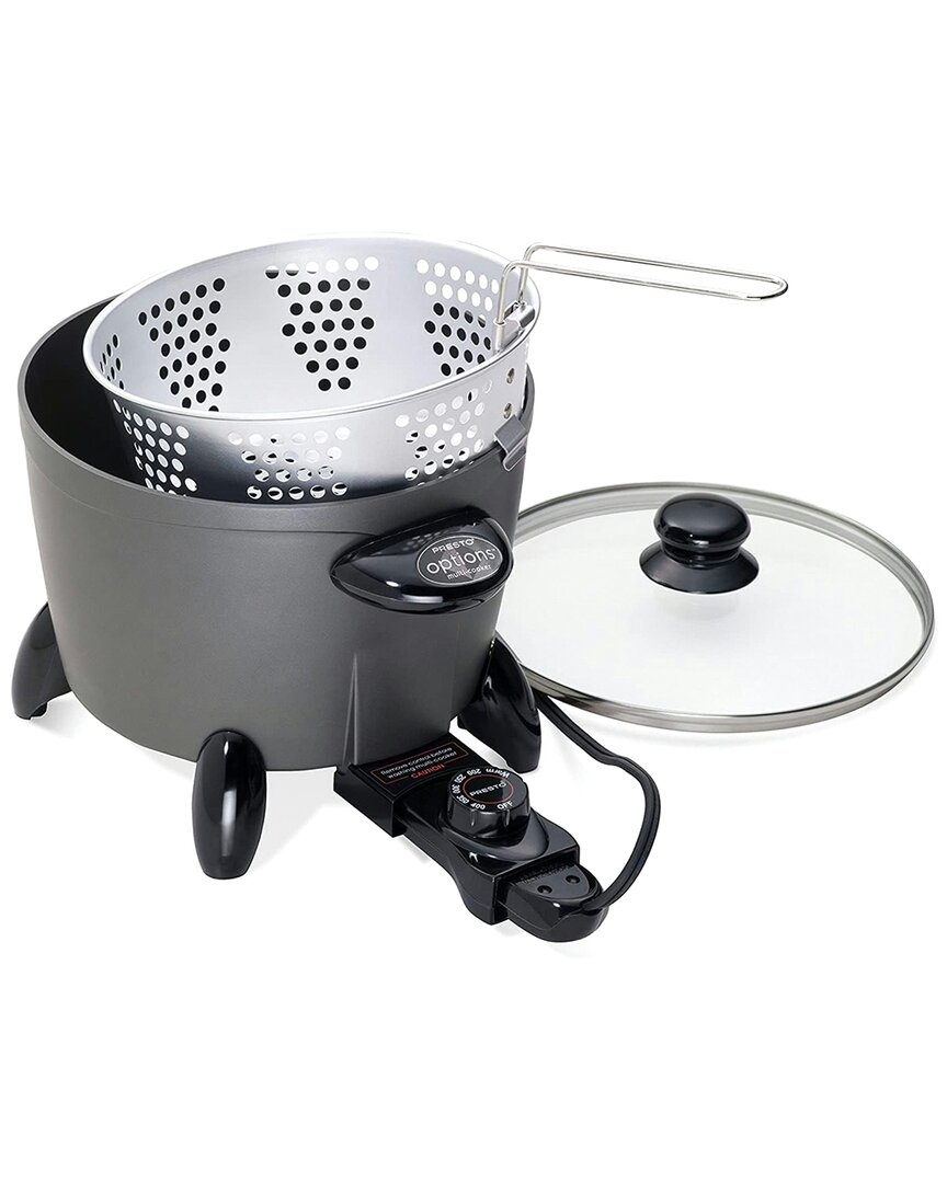 Presto 8-cup Large Kitchen Kettle Multi-cooker In Black