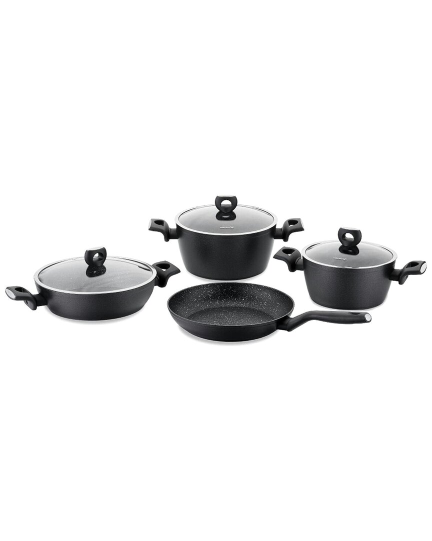 Korkmaz Nora 7pc Cookware Set In Black