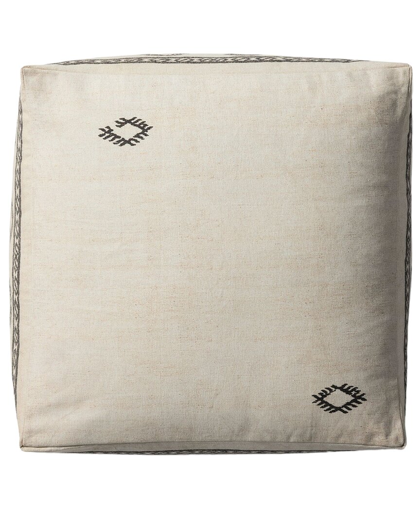 Loloi Ii Loloi Decorative Pouf In Ivory