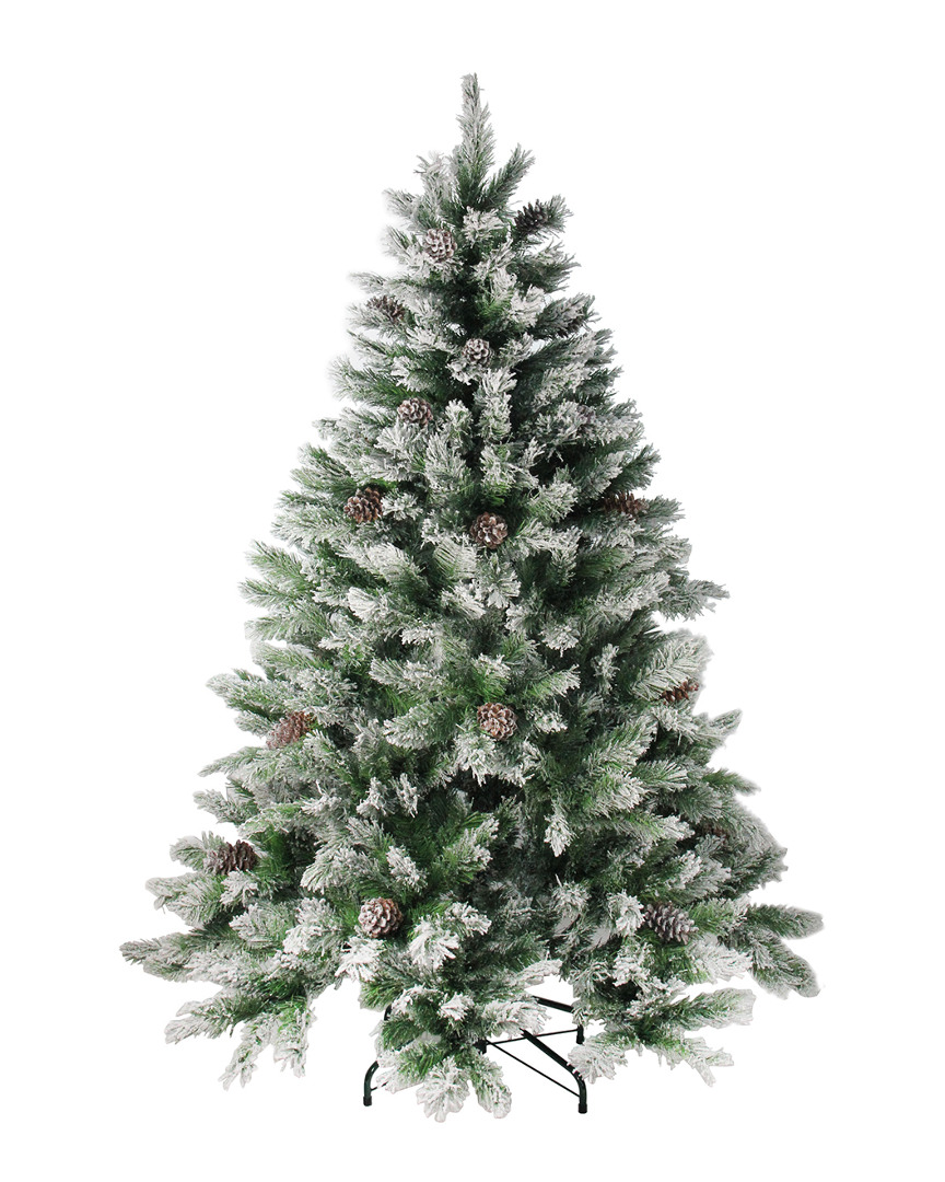 Northlight Flocked Angel Pine Artificial Christmas Tree