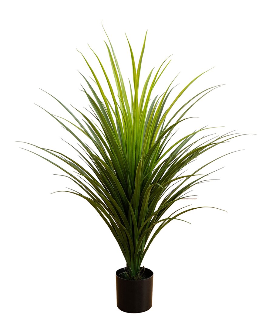 Nearly Natural 3ft Indoor/outdoor Uv-resistant Artificial Grass Plant In Green