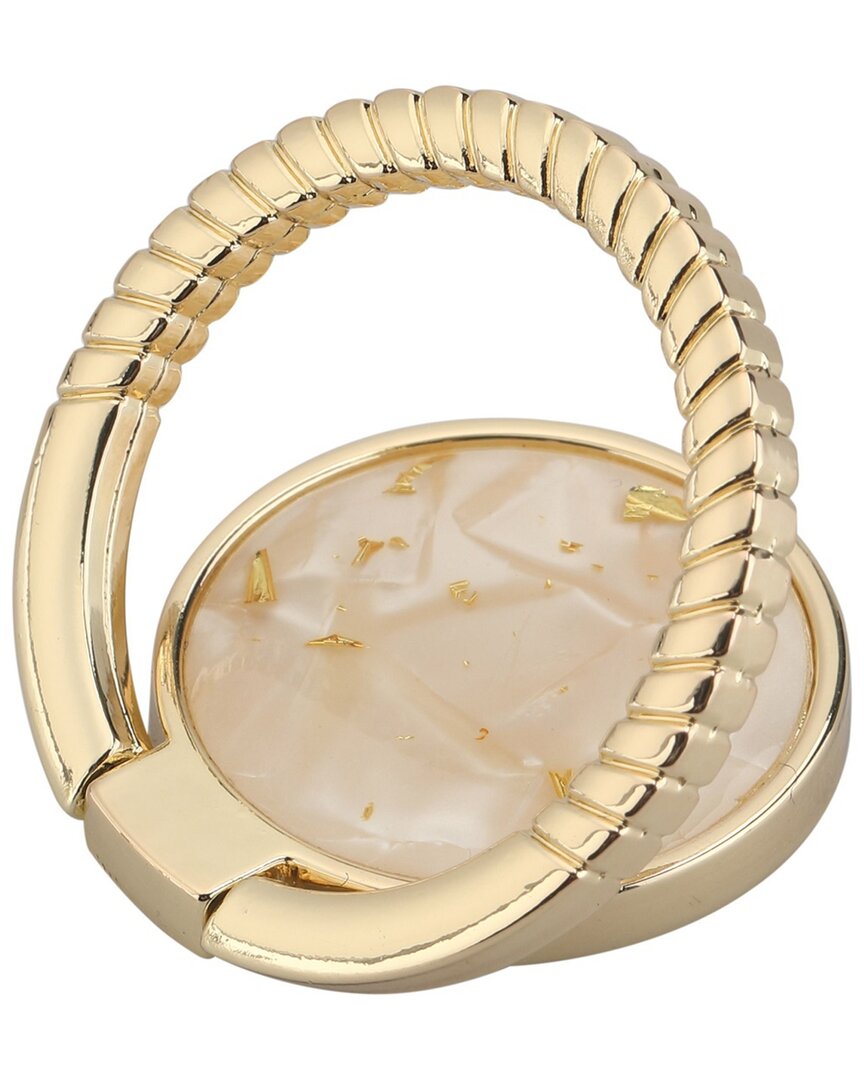 Lax Gadgets Marble Gold Ring Holder Kick-stand
