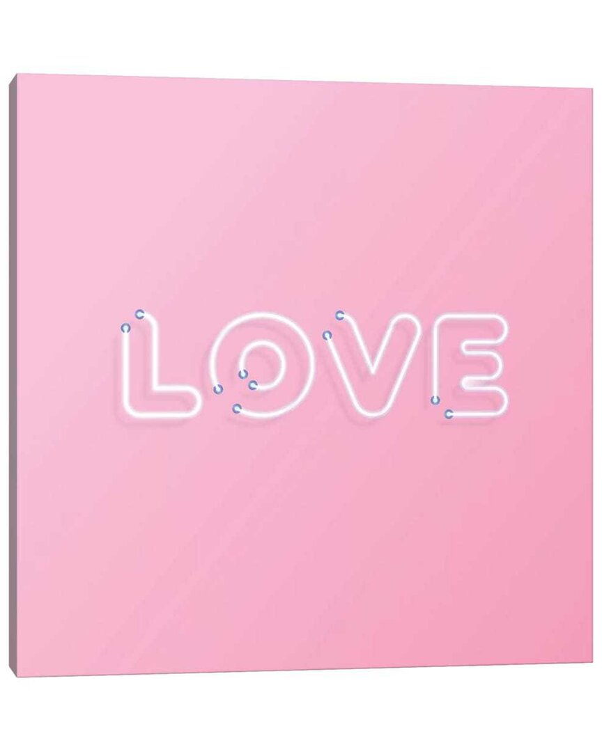 Icanvas Love You Neo Canvas Wall Art