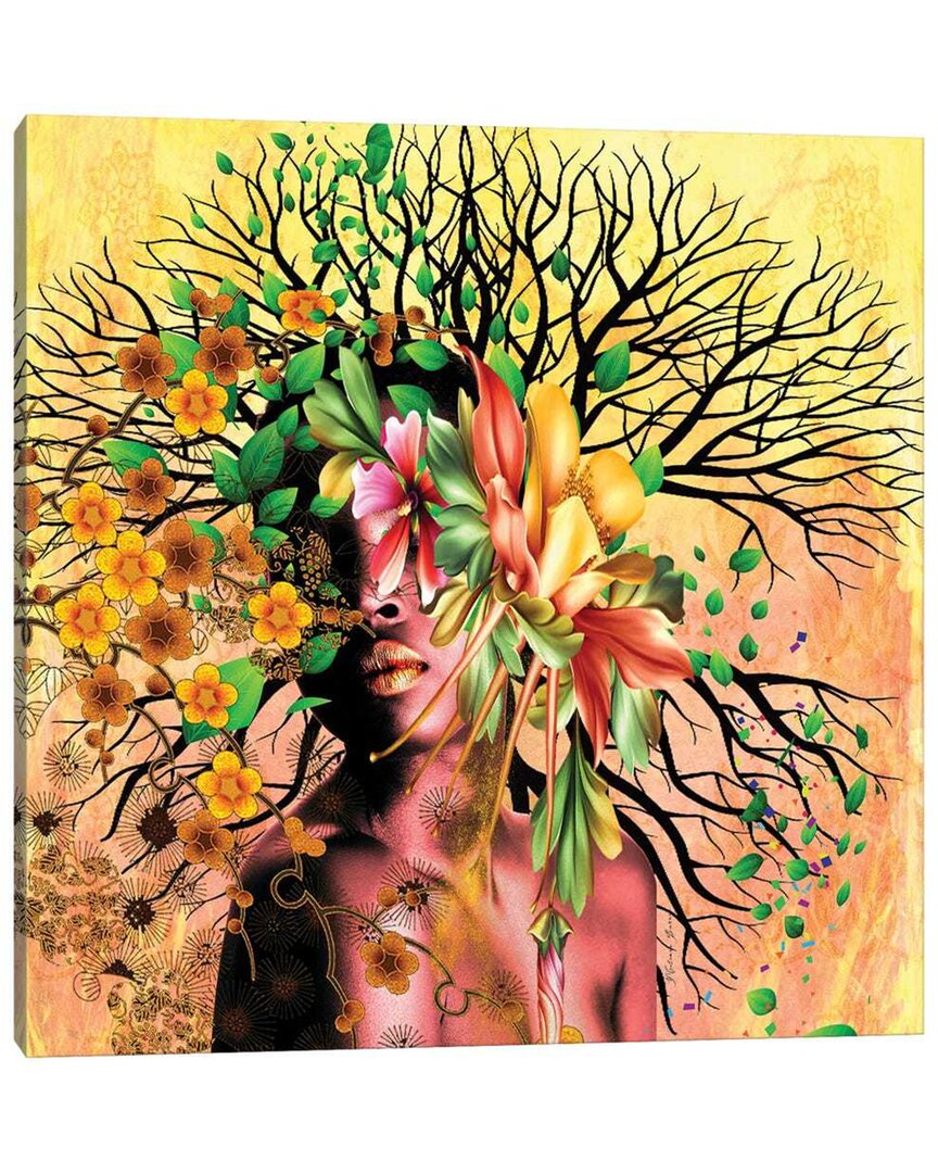 Icanvas Women In Bloom - I Create Life Canvas Wall Art