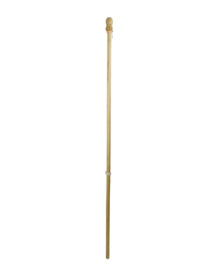 Northlight 5ft Wooden Flagpole With Anti-furling Ring & Bracket Kit